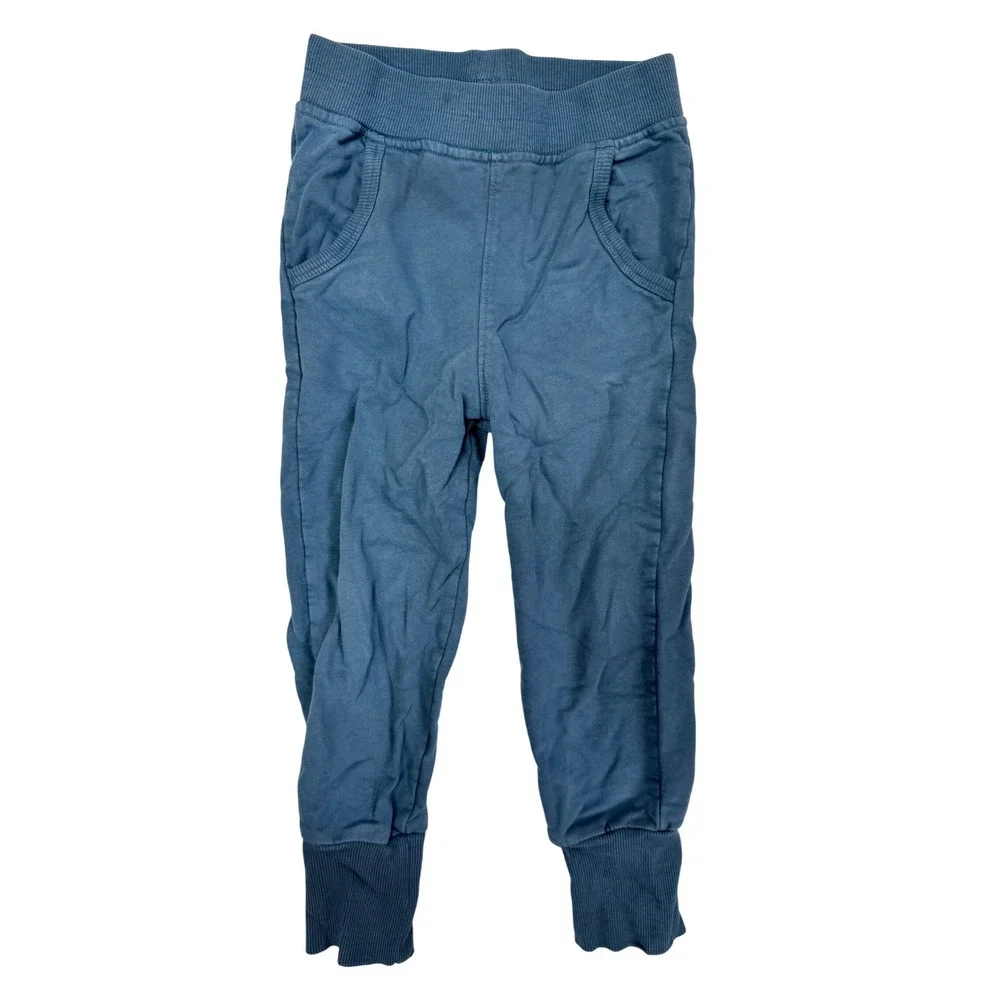 Patagonia Kids Blue Cotton Kapok Blend Sweatpants Joggers 4T